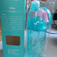 Side profile of 2-in-1 mist spray water bottle highlighting compact size