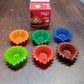 Packaging of the colourful silicone diya set, illustrating the product for gifting.