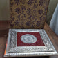 Silver square pooja bajot (21x21 cm) for festive and daily worship rituals.