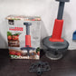 Full view of the Quickslice compact hand press chopper, perfect for daily kitchen use.