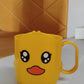 Multipurpose cartoon plastic toothbrush cup for brushing and rinsing