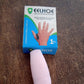 Person relaxing with the LI4 acupressure point clip, demonstrating ease of use.