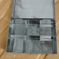Full perspective of the premium stainless steel storage box for jewelry.