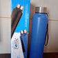 Reusable stainless steel water bottle ideal for daily hydration needs
