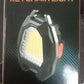Triangular camping flashlight demonstrating its efficient built-in lighter function.