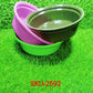 Set of plastic storage bowls shown with their retail packaging.