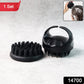 Ergonomic scalp massage brush for relaxing head massage