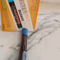 12-pack premium permanent blue marker pens and packaging