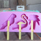 Detailed view of a single durable ice candy mould, showing its smooth finish.