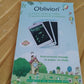 Side profile of the thin Oblivion LCD writing tablet, highlighting its portability.