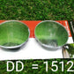 Installation guide showing how to apply the adhesive for the blind spot mirror.