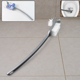 Pro Clean long handle toilet brush with curved nylon bristles for deep cleaning