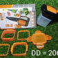 Versatile kitchen tool for chopping vegetables efficiently and safely.