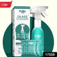 Pollic Kadam concentrated glass cleaner refill kit packaging with spray bottle and sachets.
