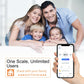 The VelvaBloom Smart Body Weight Scale, designed for effortless health management.