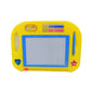 A magic sketch slate displayed with various child-friendly patterns and writings on its surface.