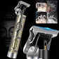 Close-up of a professional hair trimmer for men with adjustable blades.