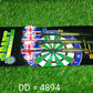 The full 3-piece steel tip dart set, perfect for enthusiasts.