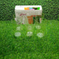 Serve Stellar's set of six transparent plastic glasses for daily use.