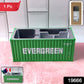 Multi-compartment desk organizer used for holding stationery and office supplies.