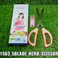 Stainless steel vegetable scissors with five blades for efficient cutting