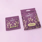 Floral scented Gardenia air freshener sachet prepared for hanging.