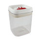 Lockable transparent container ideal for organised cooking and food storage