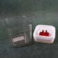 Home kitchen transparent container for cereals and pulses