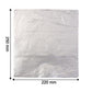 Silver food-grade aluminium foil sheets suitable for ovens