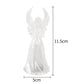Set of four battery operated LED angel decorative lights for gifting and décor