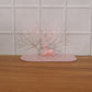 Back view of the large pink deer jewelry organizer stand, India