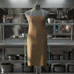 Premium full-cover chef apron displayed on white background