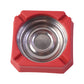 Square design heat-resistant ashtray with clean and simple look