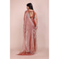 Generic Women's Jimmy choo Embellished Bollywood Saree With Unstitched Blouse 5.5Mtr (Orange)