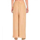 Generic Women's Casual Rayon Solid Ankle Length Palazzo (Golden , Free Size)
