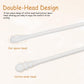 Safe double-sided rounded tip baby cotton swabs for delicate skin cleaning