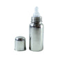 Baby milk feeding bottle with protective cap in stainless steel
