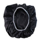 Detail shot of the robust nylon material and sturdy buckle straps of the backpack rain cover.