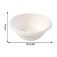 Smooth rim compostable serving bowl made from bagasse
