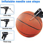 Football inflation pin needle adapter for air pumps