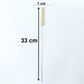 Steel BBQ skewers perfect for outdoor cooking and grilling