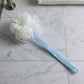 Ergonomic long handle brush for skin care