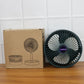 Desk cooling fan combined with phone holder for office or home use
