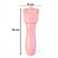Compact bear hand massager designed for relaxation and itch relief