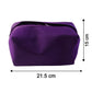 Size view of travel makeup organizer bag