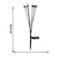 Ground stake solar LED garden light installed in lawn