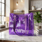 Additional view of stylish transparent shopping tote