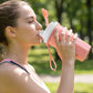leak proof shaker bottle for cold beverages