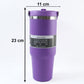 Large capacity 890ML travel mug with tapered base fits car cup holders