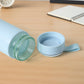 Durable leak proof glass water bottle for safe hydration